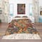 Designart 'Paisley Floral Pattern' Bohemian & Eclectic Bedding Set - Duvet Cover & Shams